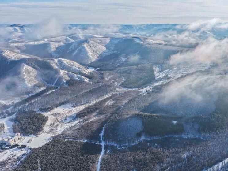冬日塞罕坝 风景美如画