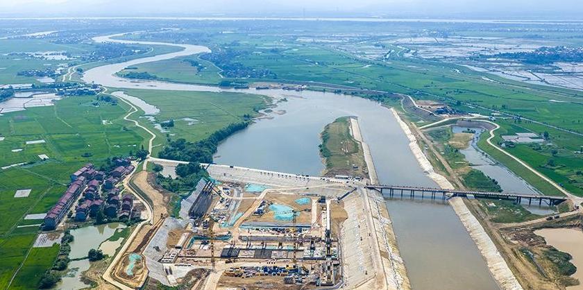 江西樟树:重点水运工程建设正酣