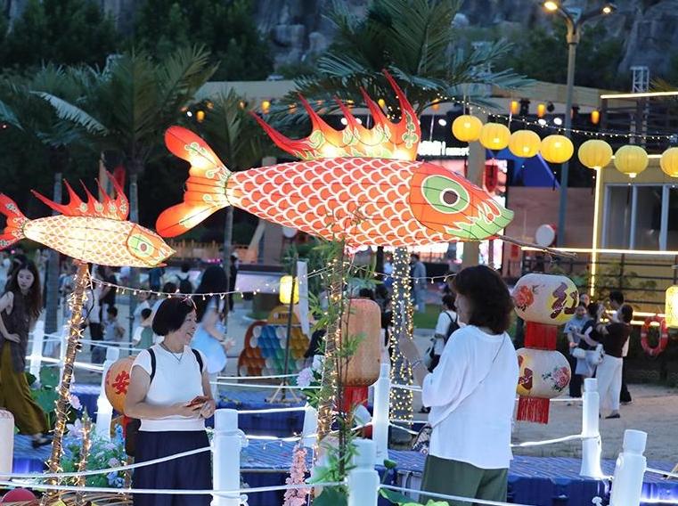 扬州世博园沉浸式夜游开启