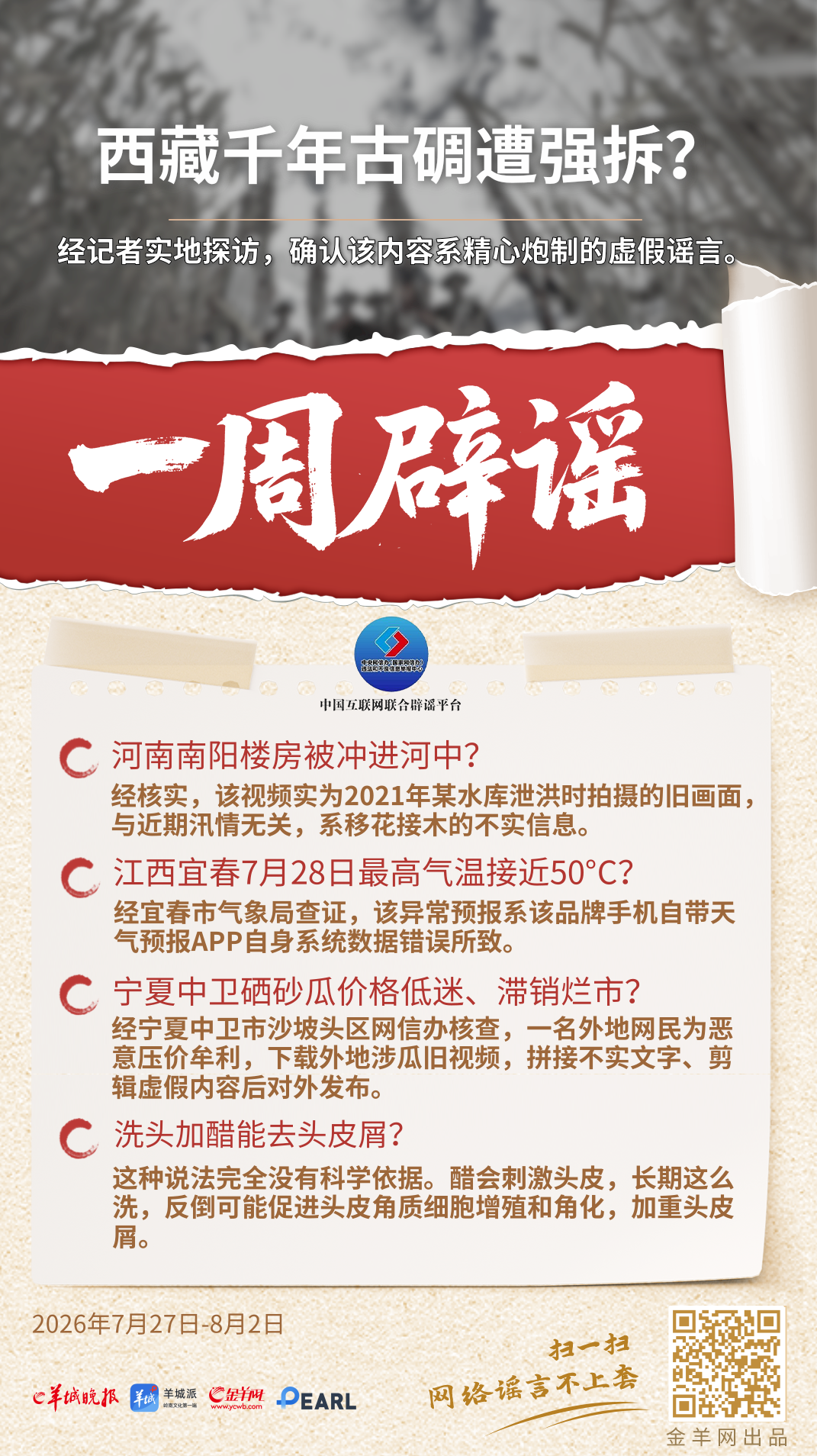 一周辟谣 | 西藏千年古碉遭强拆？