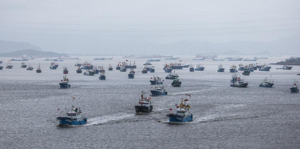  浙江舟山：东海开渔 千帆出海