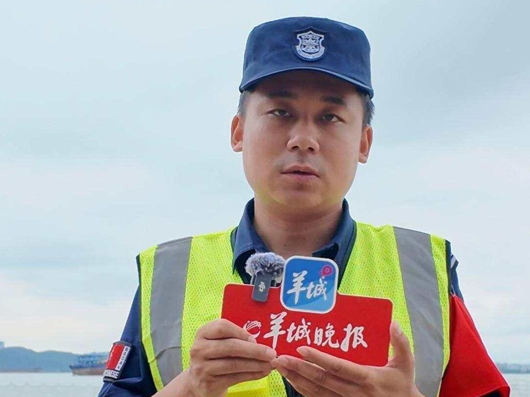  “心里只有救人一个念头！”南沙天后宫游客落海，保安蔡林“飞身”跳海救人｜鱼眼·热点